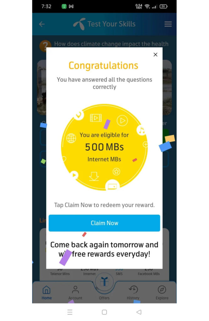 Claim Your Reward