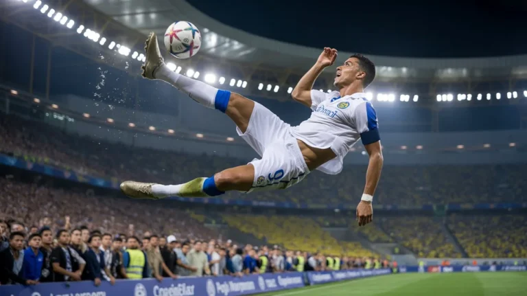 Cristiano Ronaldo Stuns Fans With Incredible Bicycle Kick for Al Nassr
