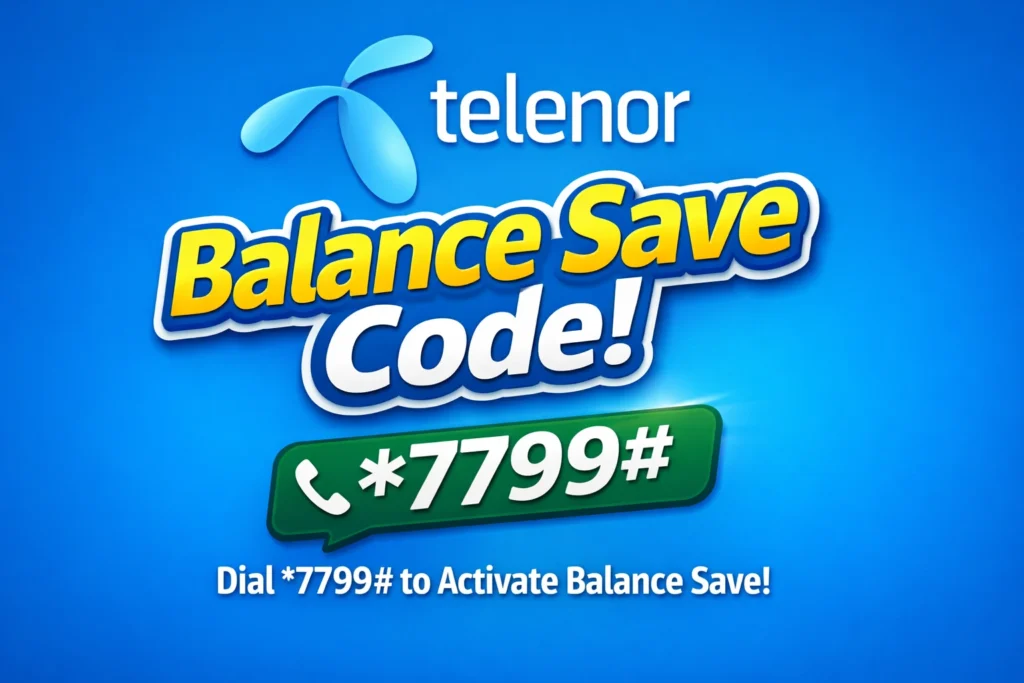 Telenor Balance Save Code
