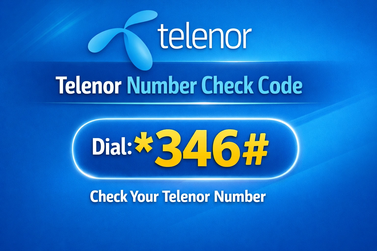 Telenor Number Check Code