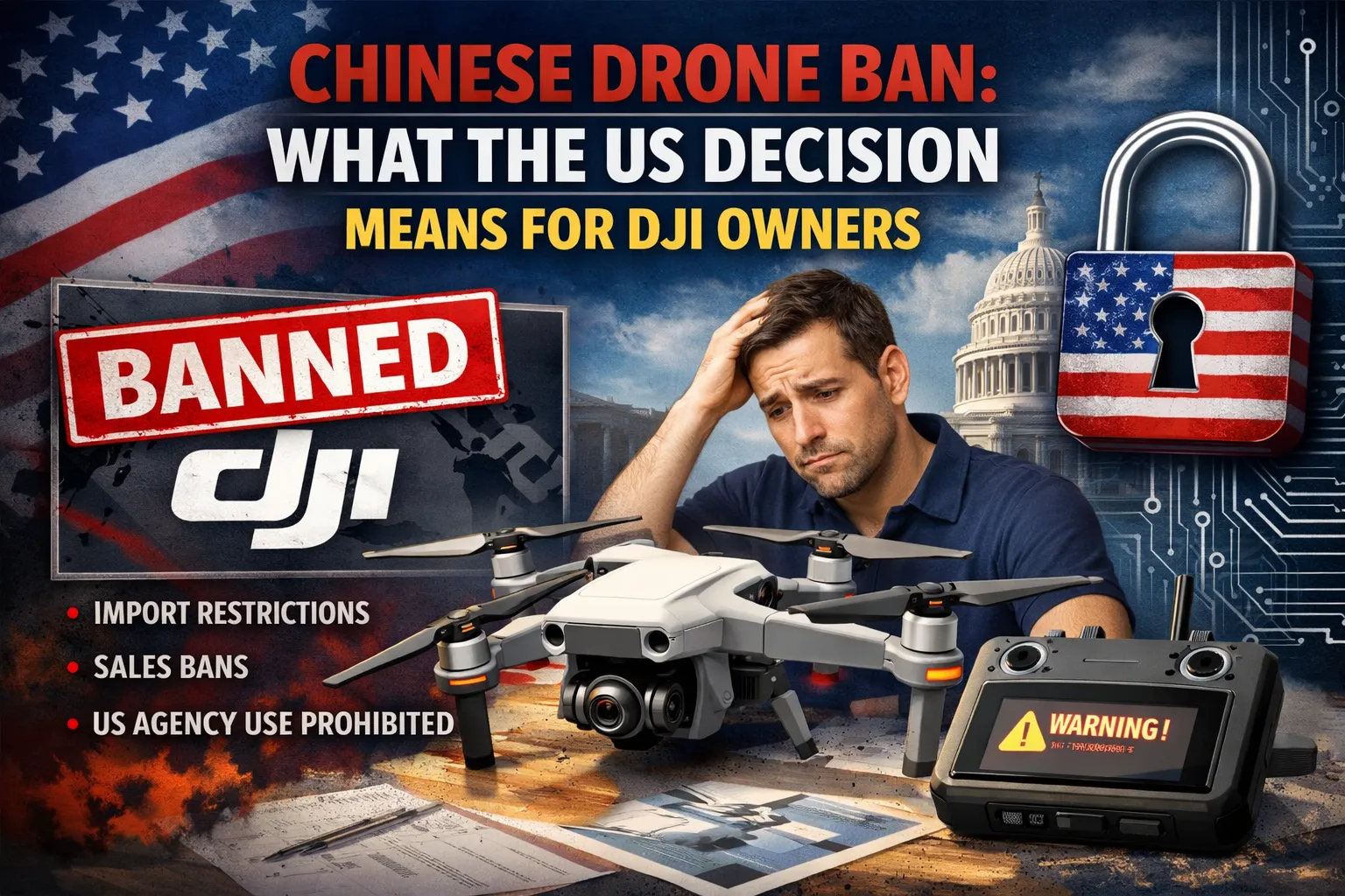 Chinese Drone Ban What the US Decision Means for DJI Owners