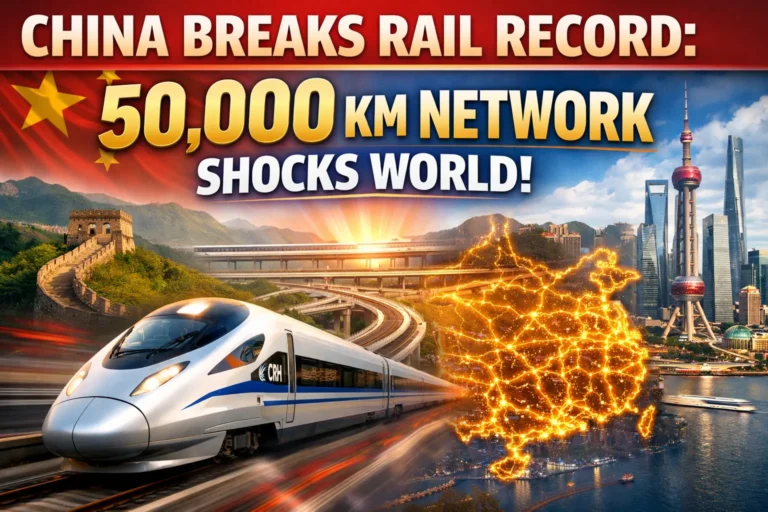 China Breaks Rail Record: 50,000 KM Network Shocks World