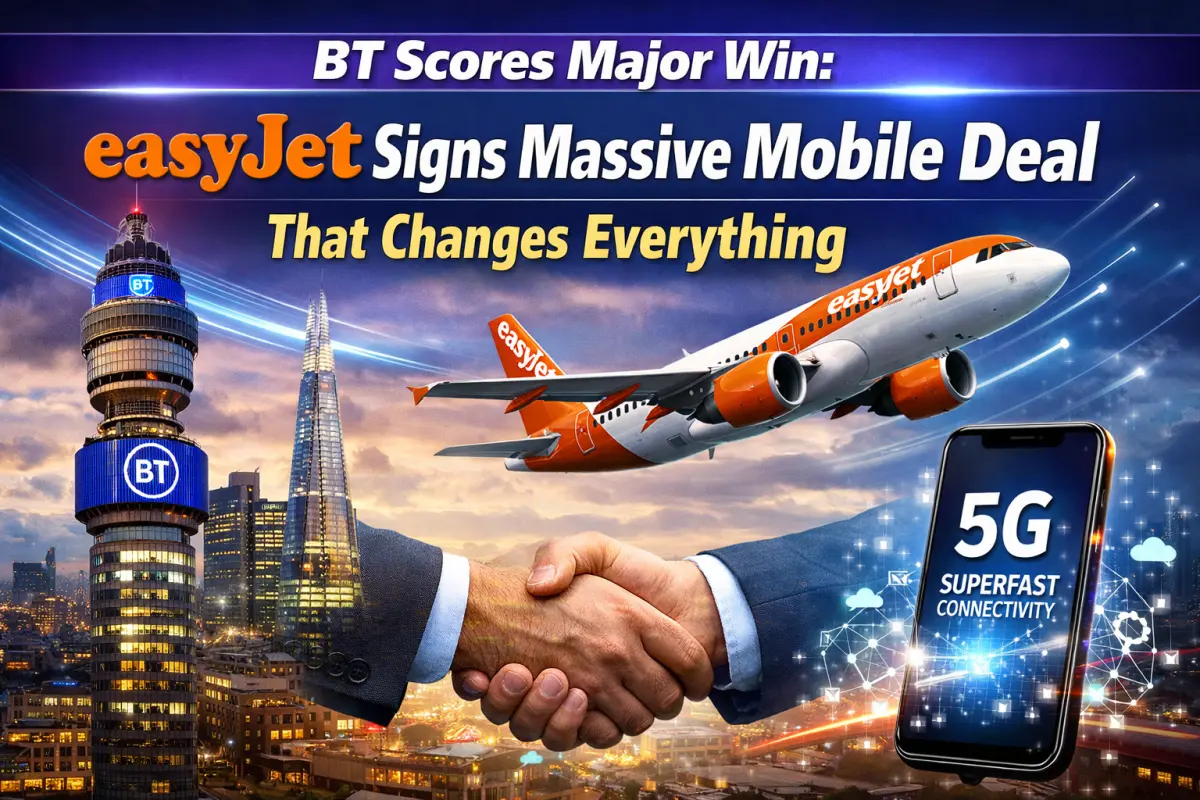 BT Scores Major Win: easyJet Signs Massive Mobile Deal That Changes Everything
