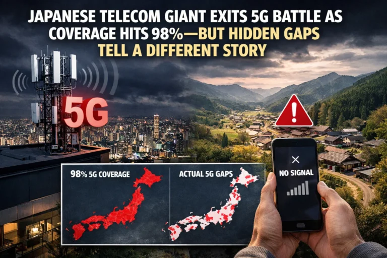 Major Japanese telecom maker exits 5G market with less than 2% share
