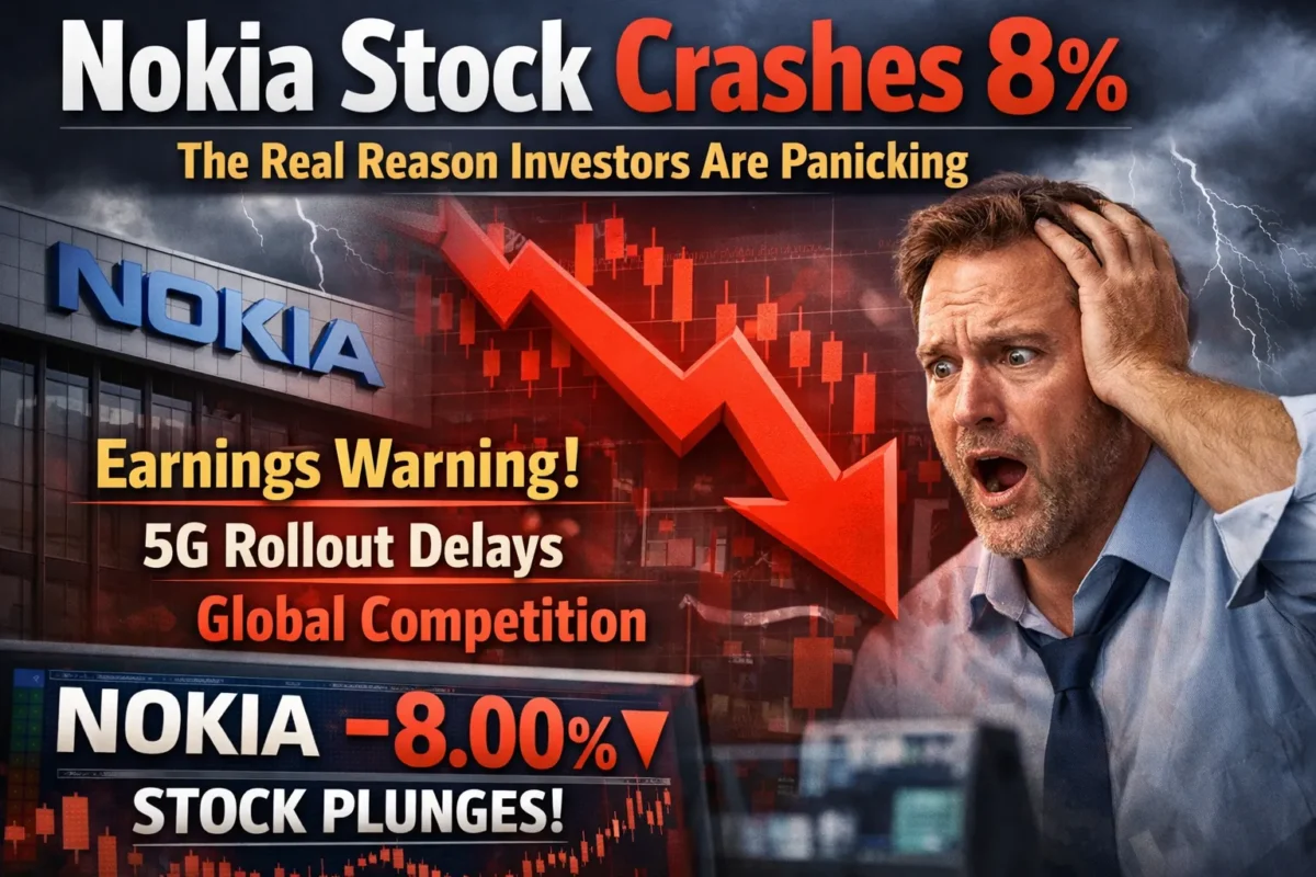 Nokia Stock Crashes 8%: The Real Reason Investors Are Panicking