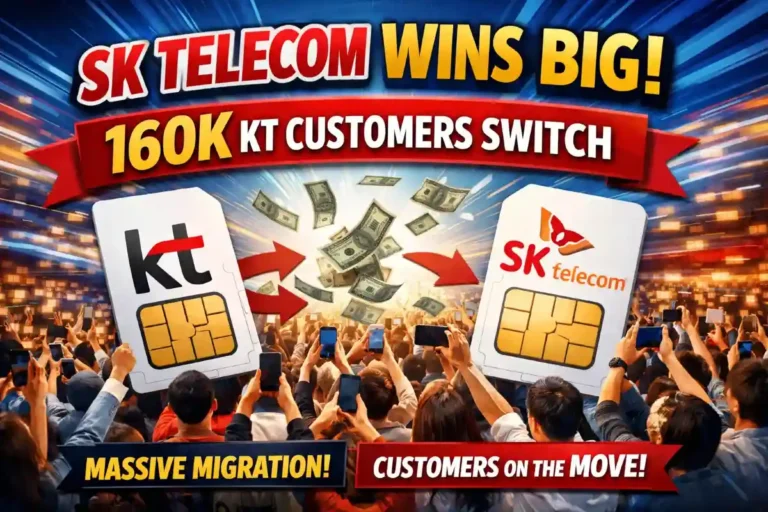 SK Telecom Wins Big: 160K KT Customers Switch