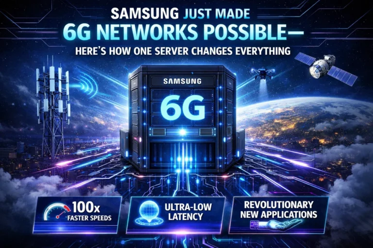Samsung Just Made 6G Networks Possible—Here's How One Server Changes Everything