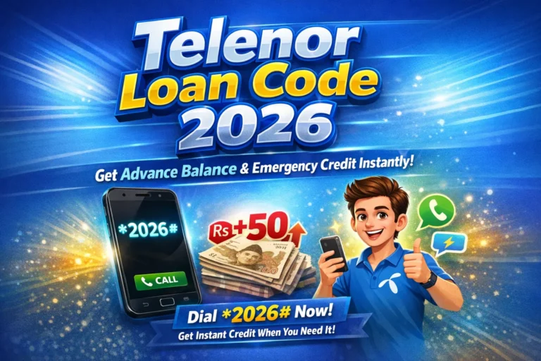 Telenor Loan Code 2026 – Get Advance Balance & Emergency Credit Instantly