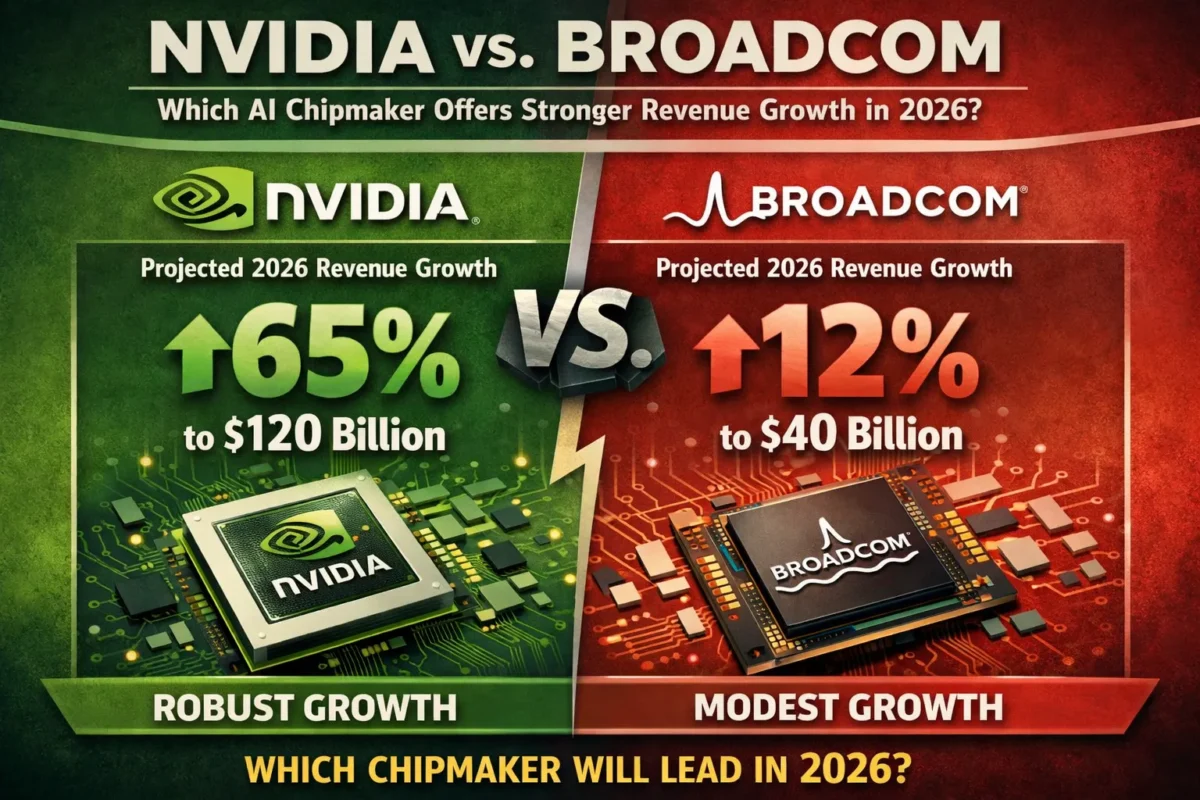 NVIDIA vs Broadcom: Which AI Chipmaker Offers Stronger Revenue Growth in 2026?