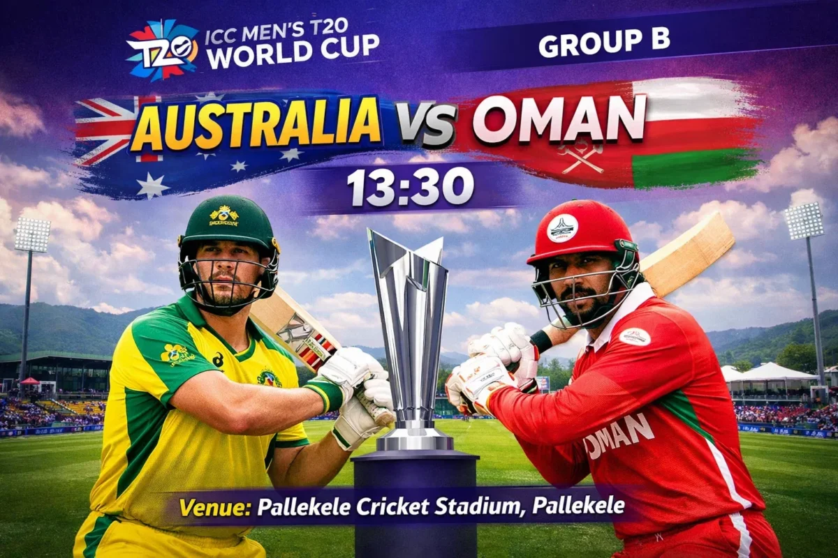 AUS vs OMA Match Prediction – ICC Men's T20 World Cup 2026, Who Will Win Game No.40?