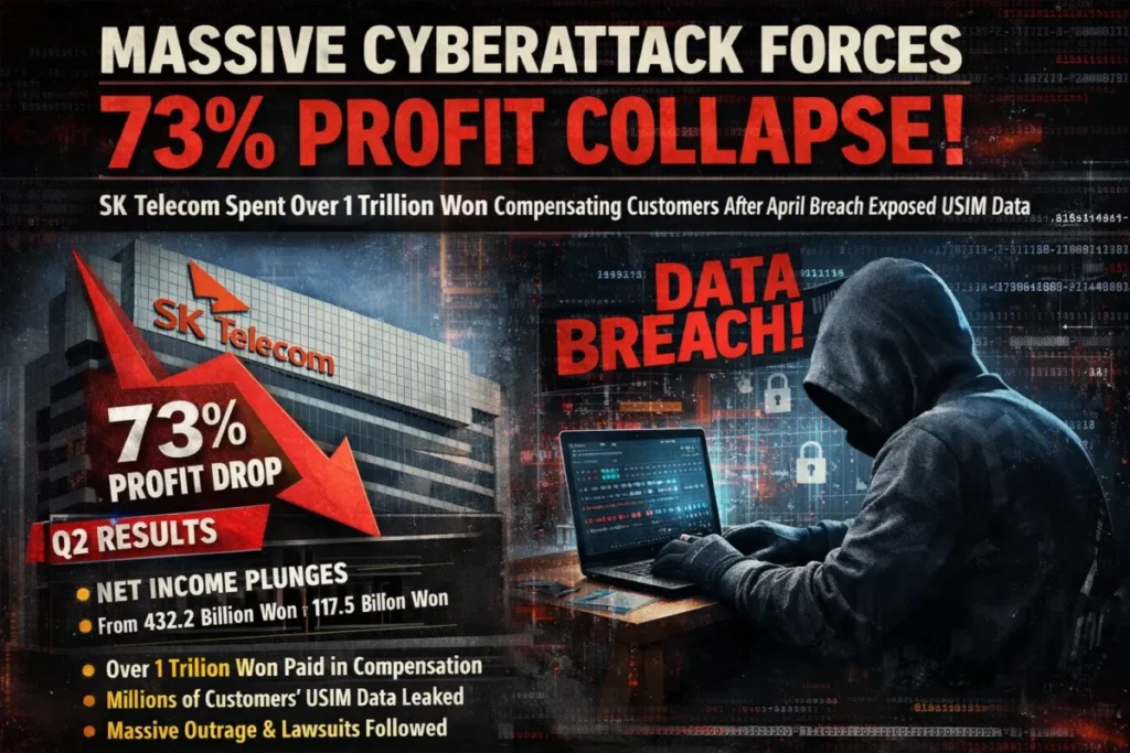 Data Breach Destroys SK Telecom Profits by 73 Percent