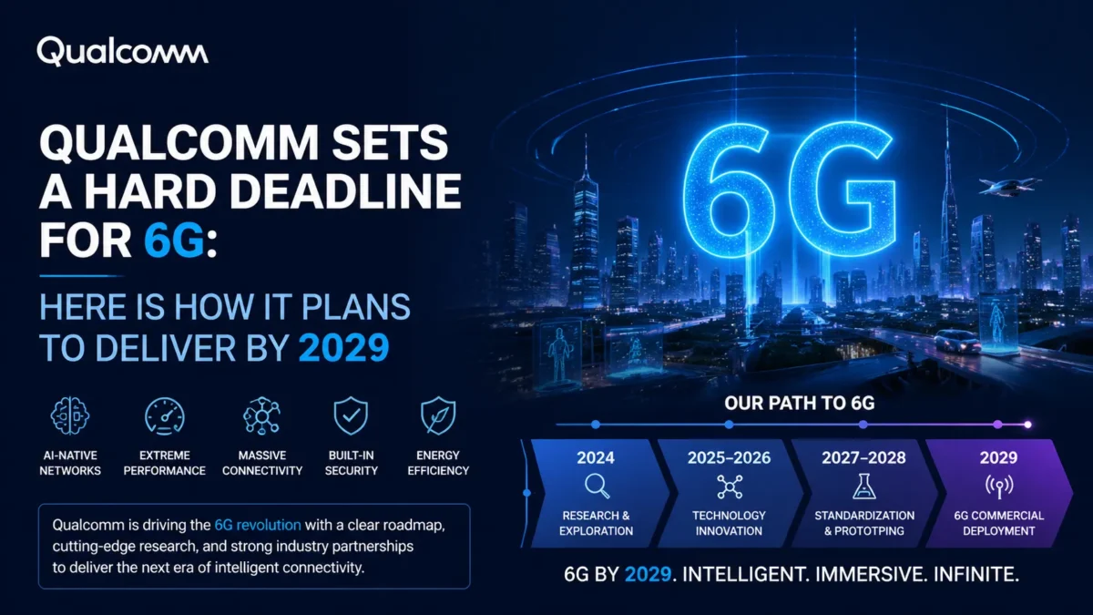 Qualcomm Sets a Hard Deadline for 6G Here Is How It Plans to Deliver by 2029